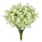 Grand Verde Myosotis Artificial Flowers Real Touch Plastic Faux Bouquets Fake Floral Greenery Stems - 10pcs Bulk